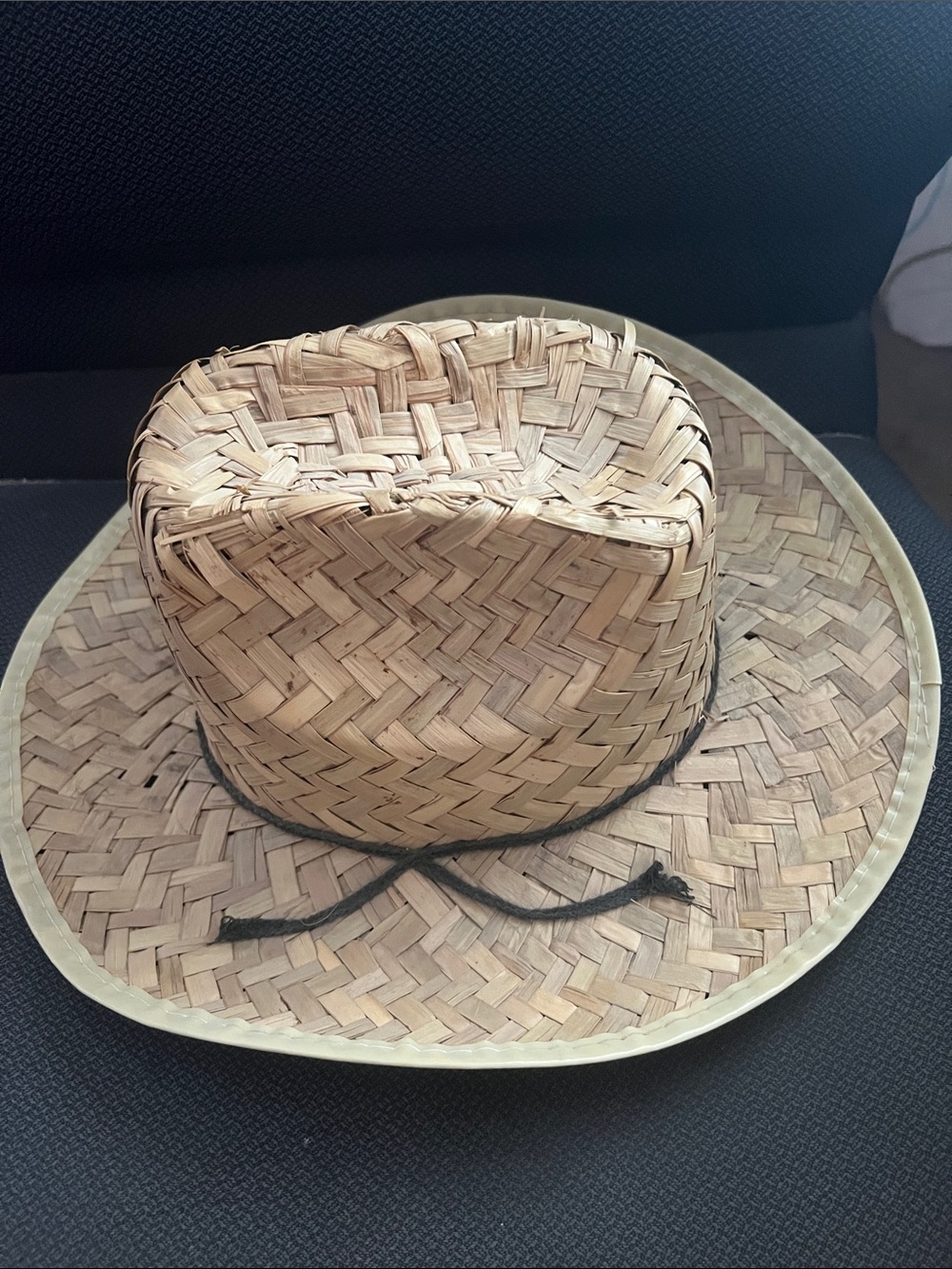 Straw Panama-Style Men’s Hat – Natural
